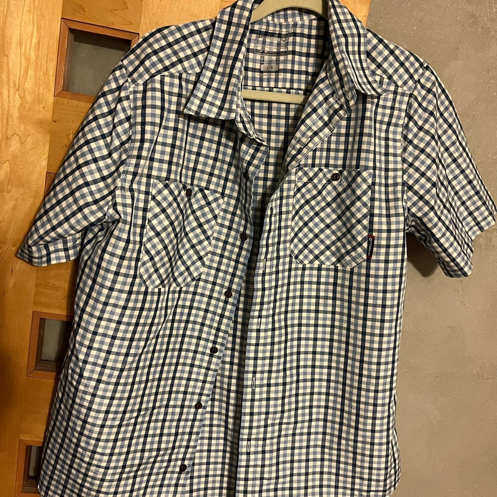 Merrell Lightweight Polyester Hiking/Travel Shirt,